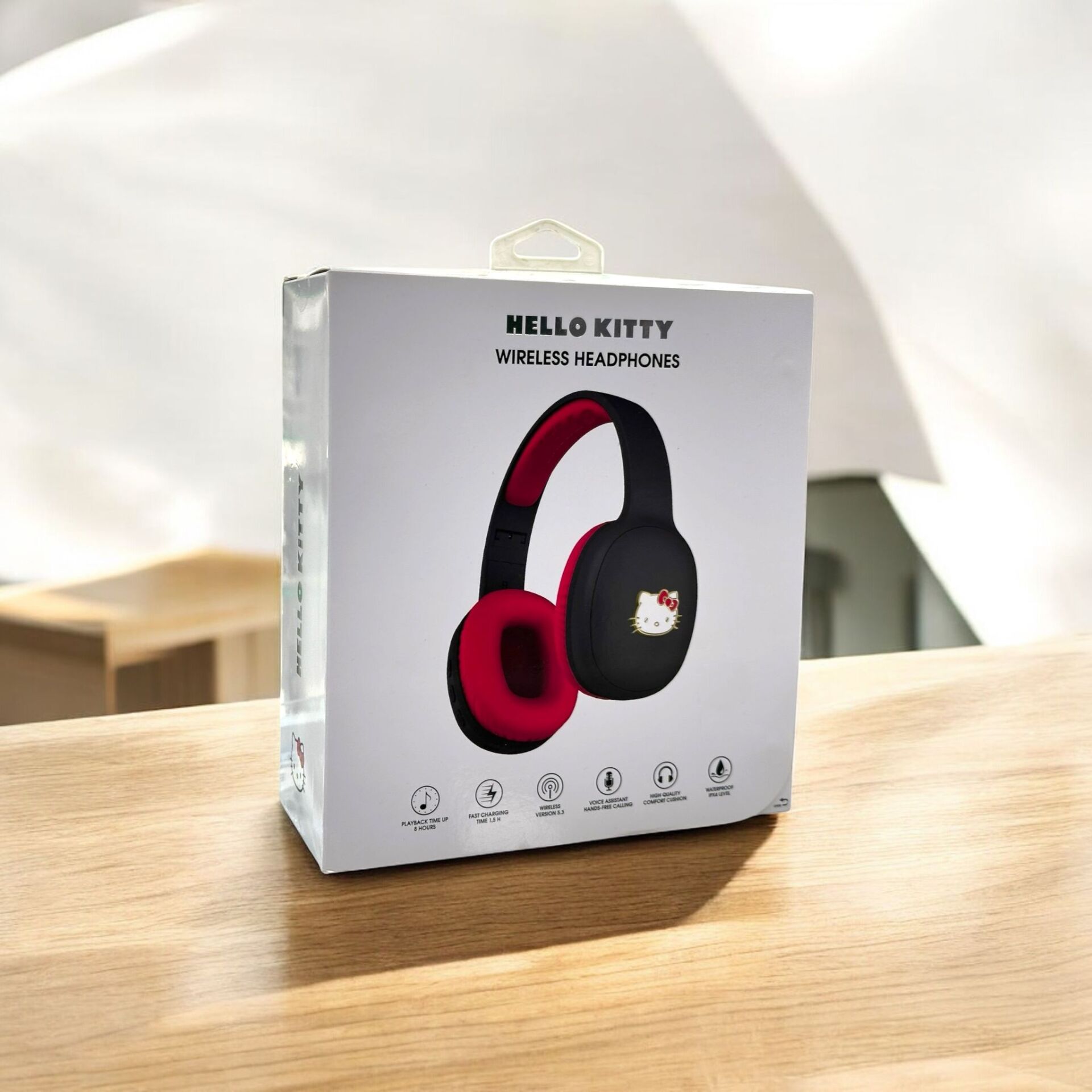 Hello Kitty Lisanslı Metal Kitty Logolu Oval Bluetooth 5.3 Kulak Üstü Kulaklık