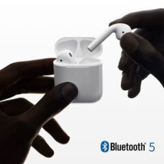 WIWU Bluetooth Kulaklık Wiwu Airbuds SE Type-C Şarj Portlu Kulakiçi Tasarım Beyaz