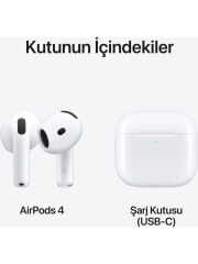 Apple Airpods 4. Nesil (Apple Türkiye Garantili)