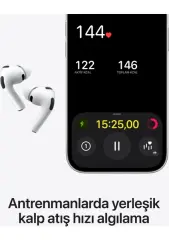 Apple Airpods Pro 3 Kulakiçi TWS Bluetooth Kulaklık Aktif Gürültü Önleme Suya Dayanıklı