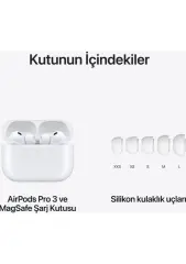 Apple Airpods Pro 3 Kulakiçi TWS Bluetooth Kulaklık Aktif Gürültü Önleme Suya Dayanıklı