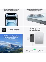 Apple iPhone 15 128 GB Siyah